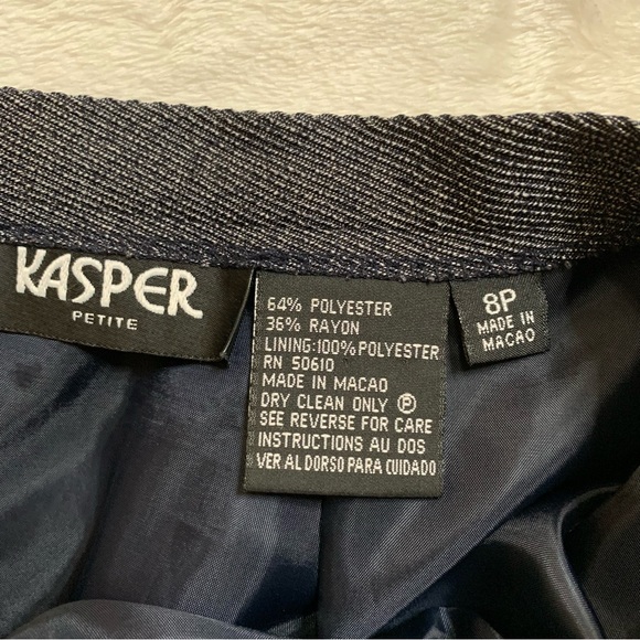 Midnight Blue Kasper Petite Suit - Picture 9 of 10